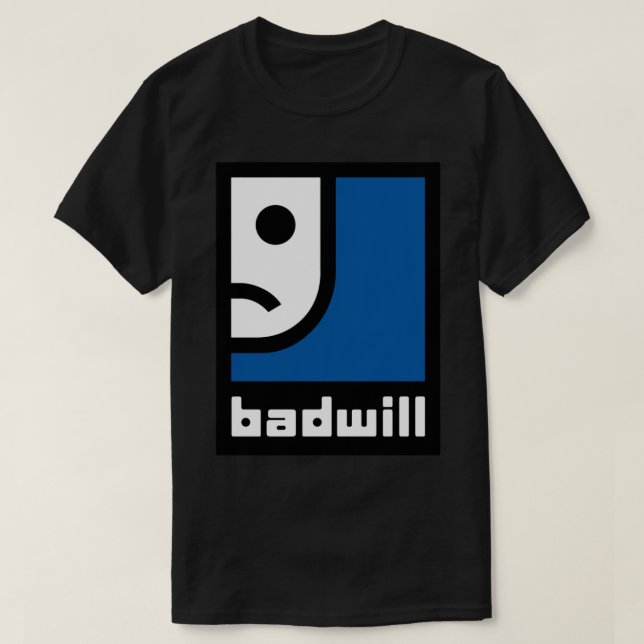 Camiseta pegatina de badwill.png (Diseño del anverso)