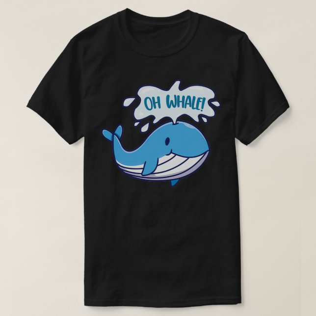 Camiseta Pegatina de ballenas Pegatinas divertidos Oh Peros (Diseño del anverso)