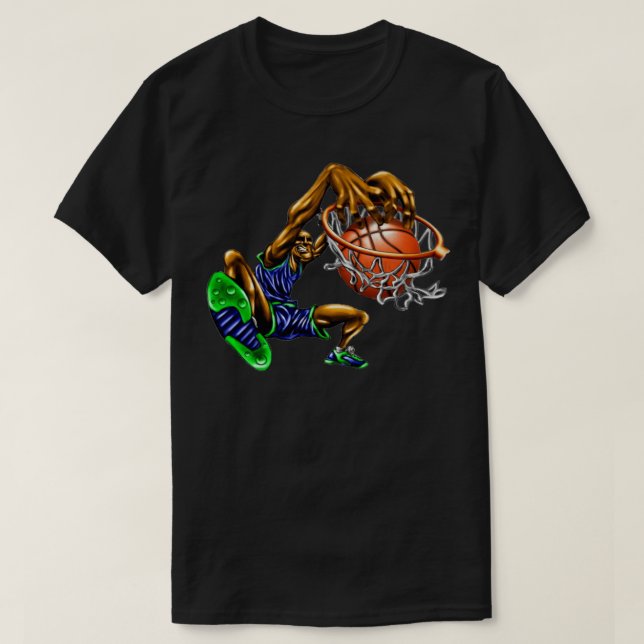 Camiseta Pegatina de baloncesto activo 4 (Diseño del anverso)