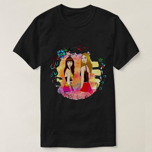 Camiseta Pegatina de banda First Aid Kit (Diseño del anverso)