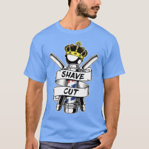 Camiseta pegatina de barbero