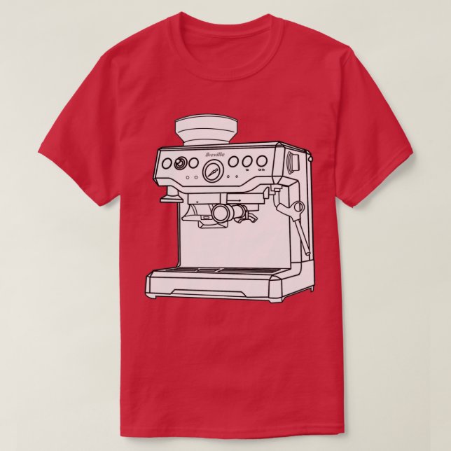 Camiseta Pegatina de Breville Barista Express (Diseño del anverso)
