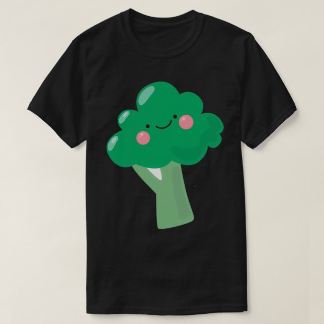Camiseta Pegatina de Broccoli sonriente (Diseño del anverso)