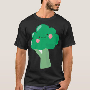 Camiseta Pegatina de Broccoli sonriente