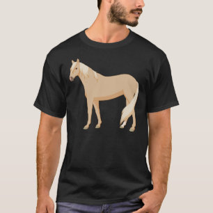Camiseta Pegatina de Caballos de Palomino