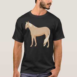 Camiseta Pegatina de Caballos de Palomino
