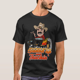 Camiseta Pegatina de Cargado y Camionando