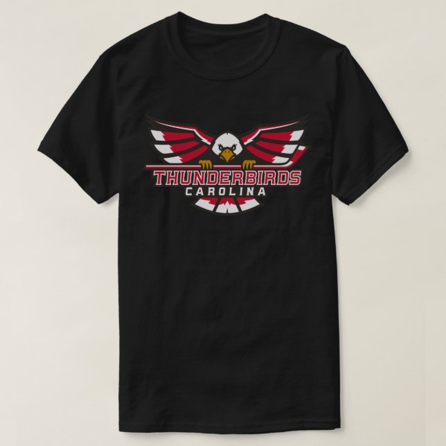 Camiseta Pegatina de Carolina Thunderbirds (Diseño del anverso)