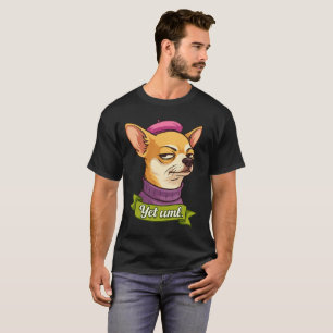 Camiseta Pegatina de Chihuahua descarada 