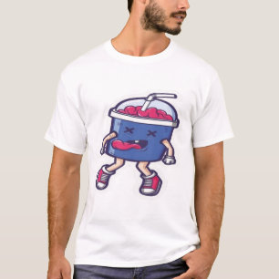 Camiseta Pegatina de coche de mareo de dibujos animados vin