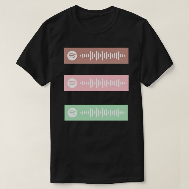 Camiseta pegatina de código de la banda sonora de heartstop (Diseño del anverso)