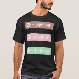 Camiseta pegatina de código de la banda sonora de heartstop