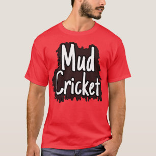 Camiseta Pegatina de Cricket de barro