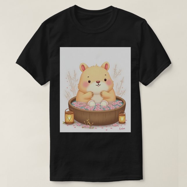 Camiseta Pegatina de día de spa en bañera de hidromasaje de (Diseño del anverso)