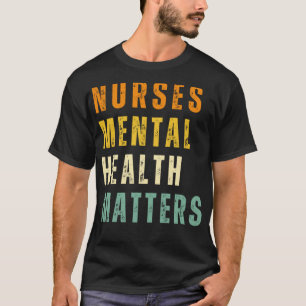 Camiseta Pegatina De Enfermeras De Salud Mental