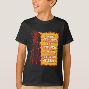 Camiseta Pegatina de escalador de torres Escalador industri