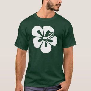 Camiseta Pegatina de Flor de Hibisco Hawaiano Vinilo Calcom