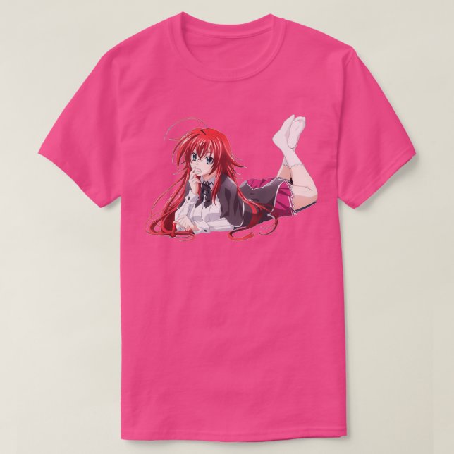 Camiseta Pegatina de Gremory de Highschool Dxd Rias (Diseño del anverso)