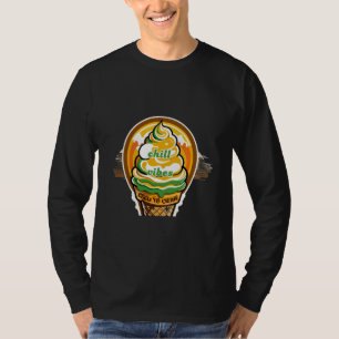 Camiseta Pegatina de helado de vibraciones retro - Sol de v