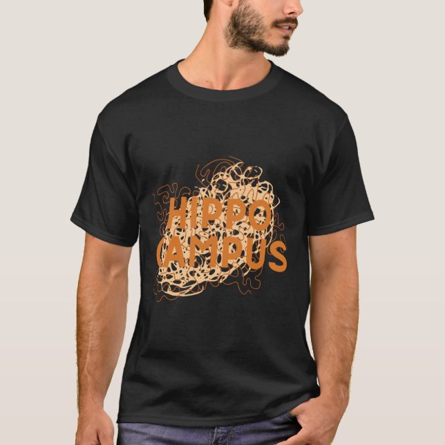 Camiseta Pegatina de Hippo Campus Scribbles (Anverso)