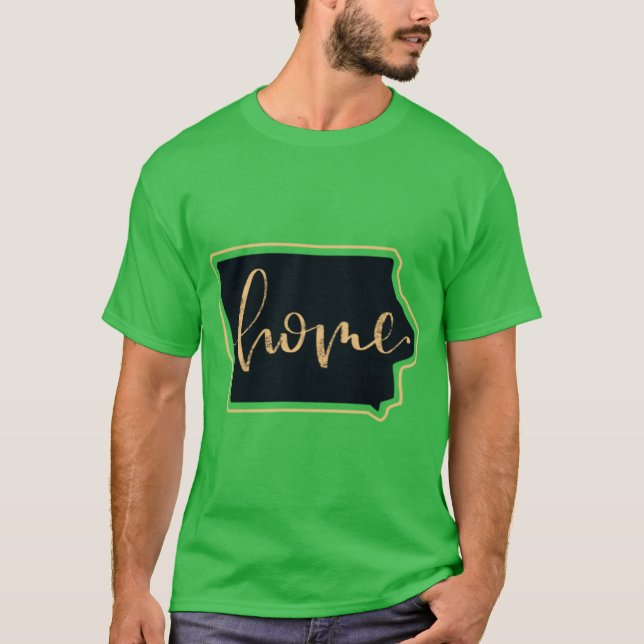 Camiseta Pegatina de Iowa Hawkeye (Anverso)