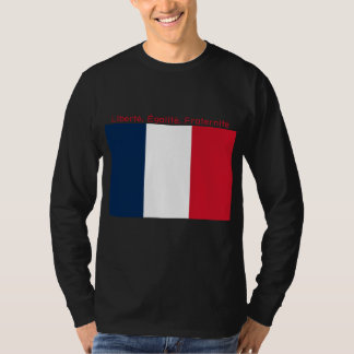 Camiseta Pegatina de la bandera francesa para ventana