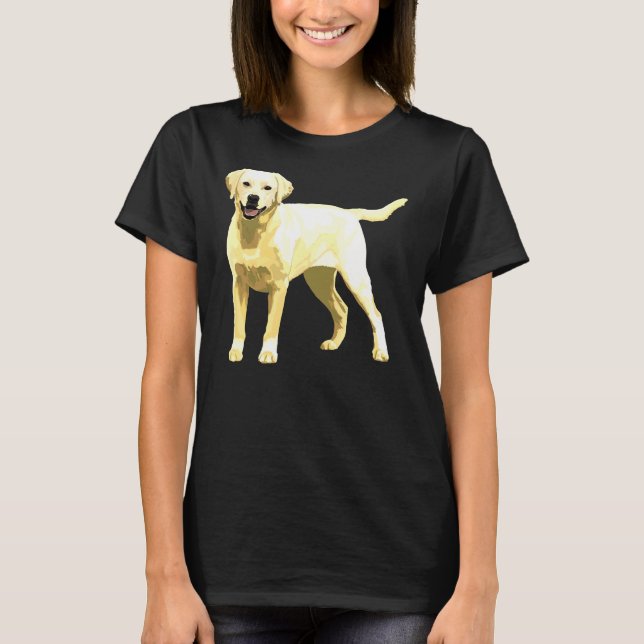 Camiseta Pegatina de laboratorio amarillo (Anverso)