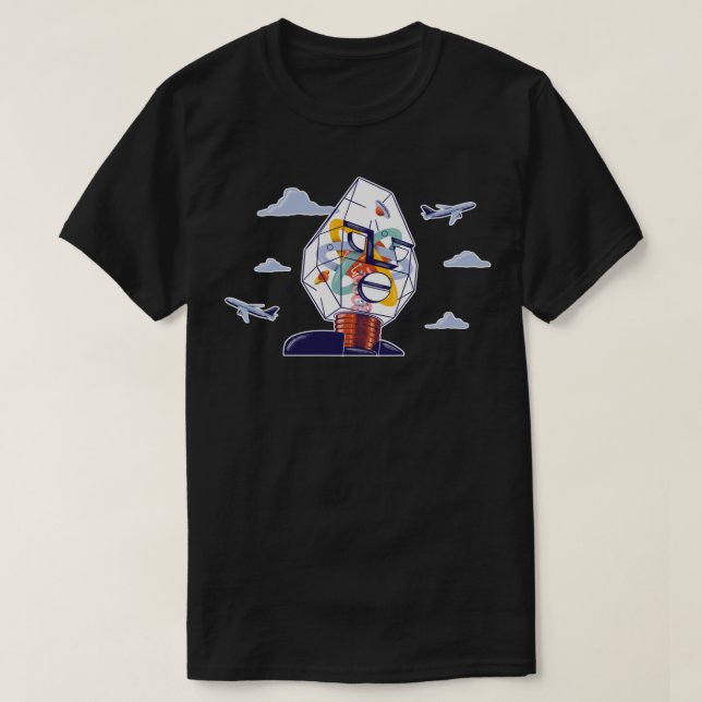 Camiseta Pegatina de Living with BSO Alan Parsons (Diseño del anverso)