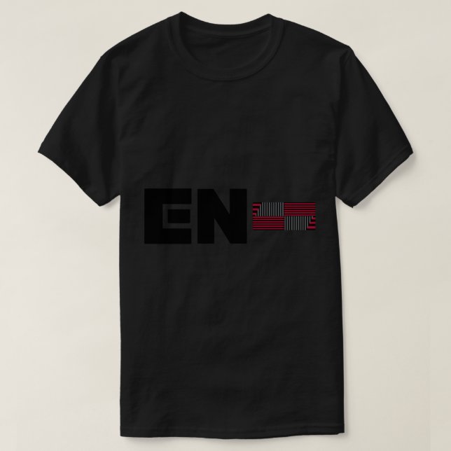 Camiseta Pegatina de logotipo de Enhypen.png (Diseño del anverso)