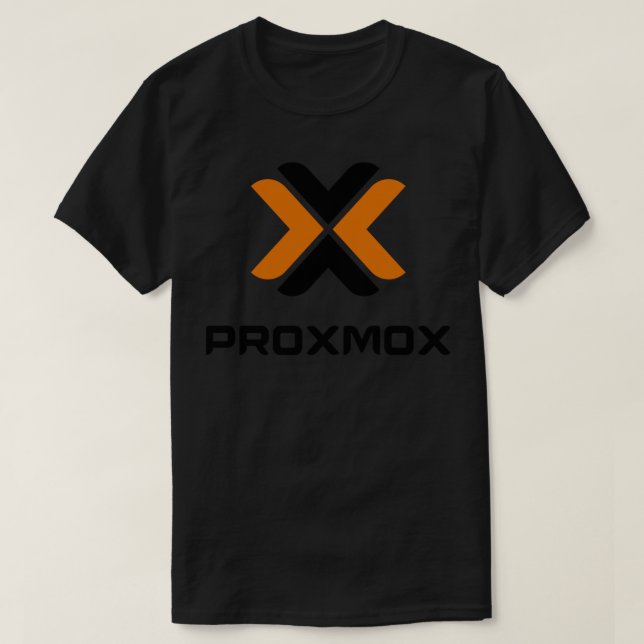 Camiseta Pegatina de logotipo de Proxmox (Diseño del anverso)