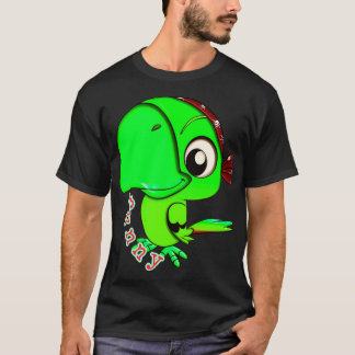 Camiseta Pegatina de loro divertido animales divertidos bri