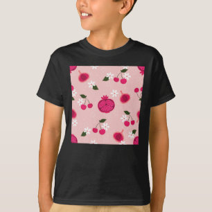 Camiseta Pegatina de margarita con flores de cerezo rosa gr