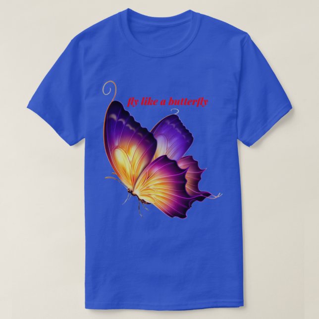 Camiseta pegatina de mariposa 6 (Diseño del anverso)
