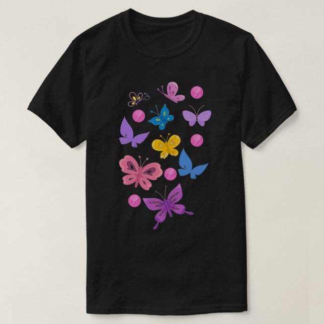 Camiseta Pegatina de mariposa de Encanto (Diseño del anverso)