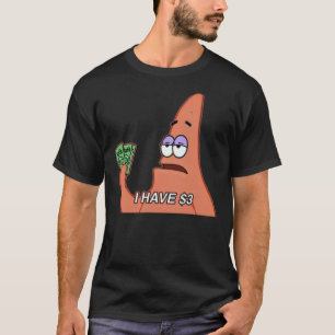 Camiseta pegatina de memes de estrella de patrick