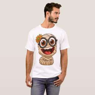 Camiseta Pegatina de Momia Divertida