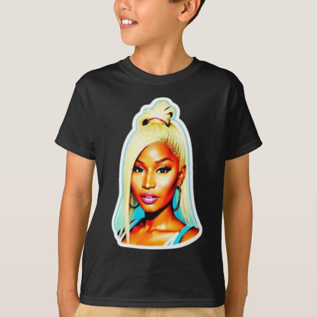 Camiseta Pegatina de Nicki Minaj (Anverso)