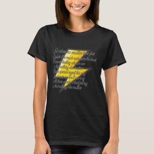 Camiseta Pegatina de Nothing Else S (letras)