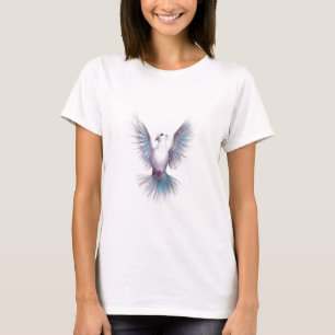 Camiseta pegatina de paloma