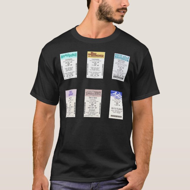 Camiseta Pegatina de paquete Pegatina FastPass (Anverso)