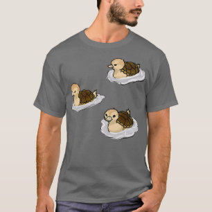 Camiseta Pegatina de patos de tortuga