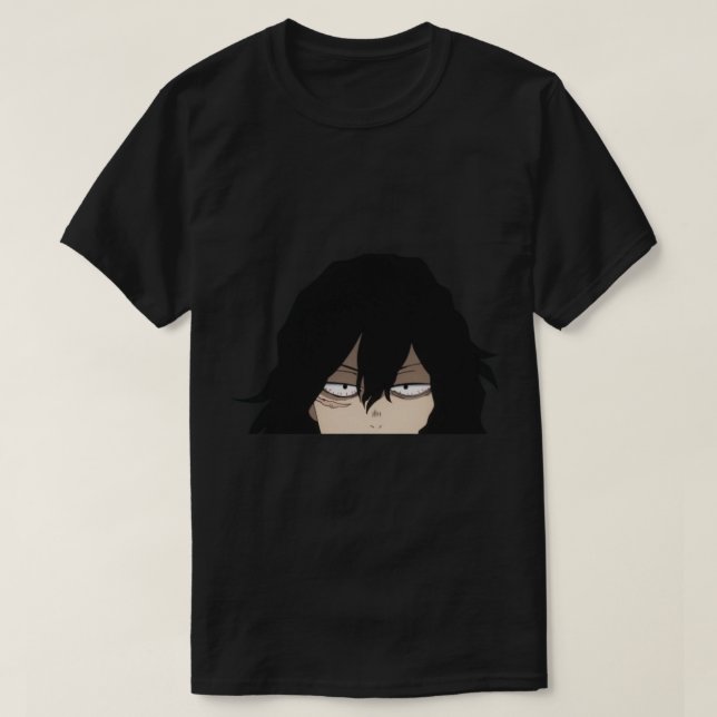 Camiseta Pegatina de Peeker de la cabeza del borrador (MHA) (Diseño del anverso)