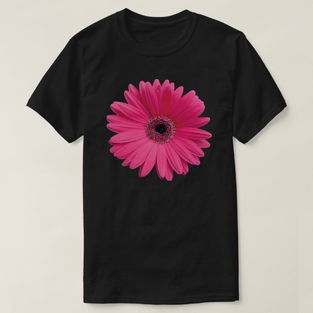 Camiseta pegatina de pegatinas de flores gerber-daisy de ge (Diseño del anverso)