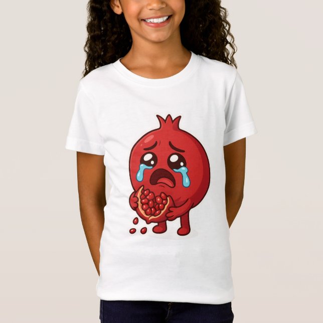 Camiseta Pegatina de Personalizado de llanto de granada - f (Anverso)