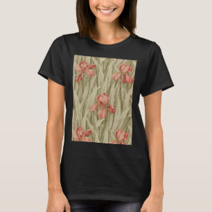 Camiseta Pegatina de pintura de flores antiguas