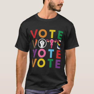 Camiseta Pegatina de Progreso de la Igualdad de Voto 1