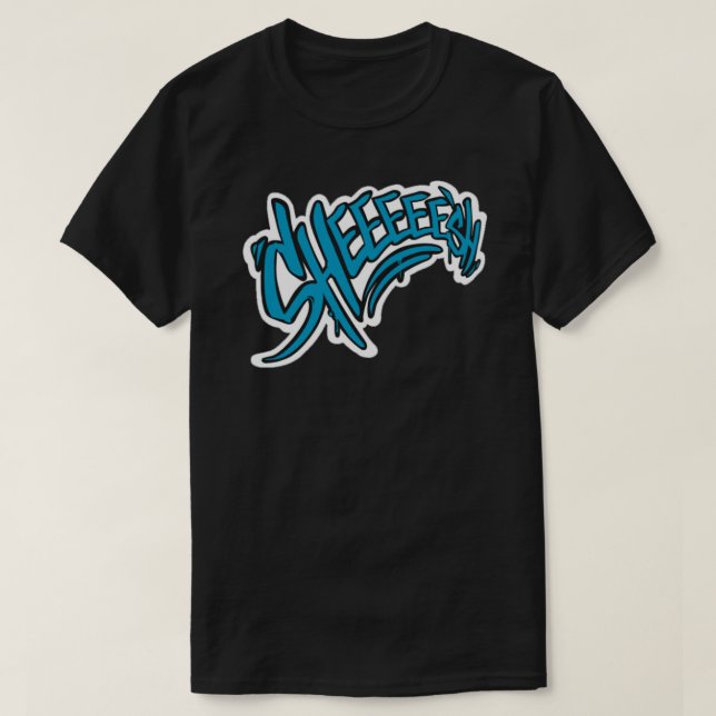 Camiseta Pegatina de pulverización de Sheesh (Diseño del anverso)