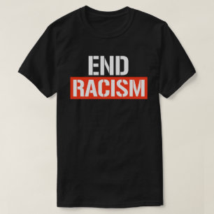 Camiseta Pegatina de redondeo clásico contra el racismo