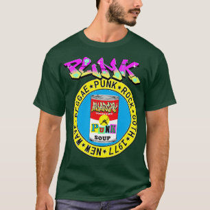 Camiseta pegatina de rock de punk