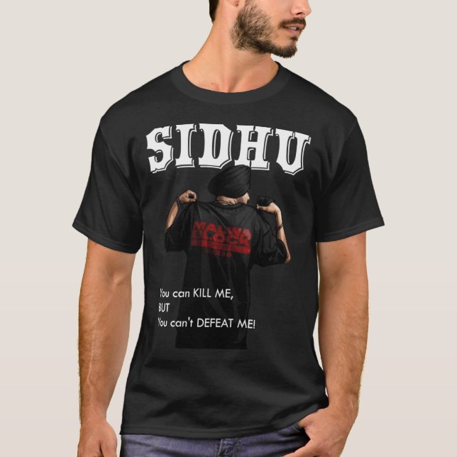 Camiseta Pegatina de Sidhu Moosewala (Anverso)